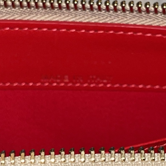 Christian Louboutin panettone wallet calf empire/spikes beige leather multicolor - Picture 8 of 15